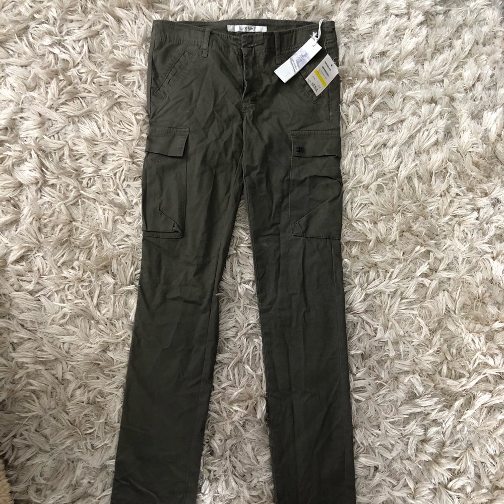 Girls Green Cargo Joes Jeans
